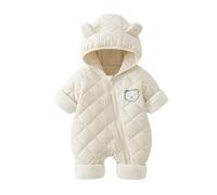 Mono para bebé recién nacido Niñas Niños Traje De Nieve una Pieza Cálido Invierno Polar Otoño Franela Lindo abrigo bebés Regalo 0-18 meses Baby Romper