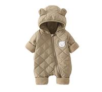 Mono para bebé recién nacido Niñas Niños Traje De Nieve una Pieza Cálido Invierno Polar Otoño Franela Lindo abrigo bebés Regalo 0-18 meses Baby Romper