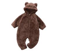 Mono para bebé recién Nacido Traje de Nieve Lana Invierno Grueso y Cálido Abrigo bebés Pijama Suave