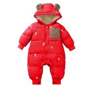 Mono para bebé recién Nacido Traje de Nieve Lana Invierno Ropa Exterior Romper Abrigo Outwear
