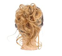 Moño para el cabello, Bandas for el cabello con moños abullonados que no se arrugan y permiten peinarse sin esfuerzo para mujeres(Yellow)