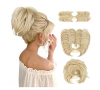 Moño para el cabello, Peine con pinza for moño desordenado: un recogido versátil for mujeres con cabello corto y liso. para mujeres(Gold)