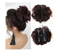 Moño para el cabello, Pinza for moño segura for mujer: accesorio voluminizador for recogidos y for fiestas Moldes para hacer moños para el cabello(Dark red)