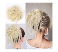 Moño para el pelo, Coleteros elásticos for moños despeinados, accesorios for el cabello for mujeres y niñas,para uso diario(Blonde)