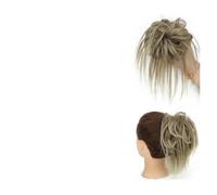 Moño para el pelo, Coleteros elásticos for moños despeinados, accesorios for el cabello for mujeres y niñas,para uso diario(Blonde Mixed Light Brown)
