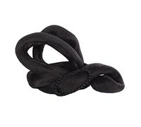 Moño para mujer Chino Antiguo Tradicional Trenzas de pelo negro Moño Sintético Hanfu Traje antiguo Cosplay Moño de pelo Princesa Moño de pelo Peluca de cosplay para mujeres Moño de pelo (Color : 01
