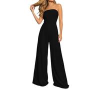 Mono para mujer, traje de una pieza, cintura ajustada, parte delantera limpia, diseño limpio, parte inferior cómoda para el trabajo desde casa y días de ciudad para un estilo simple de temporada