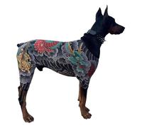 Mono para perros, divertido mono de cuerpo entero, ropa de talla única, para el hogar y la granja, salir, caminar, viajar y vacaciones, interior y exterior