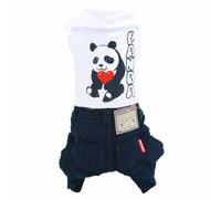 Mono para perros "Panda Boy" de DoggyDolly, talla XS - 70% Dto.