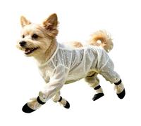 Mono para perros, ropa elástica para perros con anillo en D y correa ajustable. Pelele elástico para cachorros, para paseos al aire libre, desplazamientos, viajes, camping diario y aventuras de verano