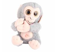 Mono Parlante Muñeco de Peluche Juguete Interactivo Mono de Dibujos Animados Suave para Niños Regalo 15 Cm * 13 Cm * 18 para Más de 3 Niños (#62)