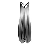 Mono Peto Mujer Lino de Algodón Jumpsuit Moda Casual Petos Deporte Pantalones Largo Estampado Peto Pierna Ancha Rompers Fiesta Camiseta sin Manga Cómodo Verano otoño Playa Vacaciones 2024