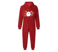 Mono Pijama Niño 6 Años - De Invierno De Polar Acogedor para Niñas con Capucha Y Estampado Animal Ropa De Juego Suave (Red 1-2 Years)