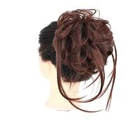 Moño Postizo de Pelo CHINGON DE CAILLO CRÁFICO SINTÉTICO MENSAJE CHINGON CON PIEZAS DE BANDA ELASTICA DE PELO, Extensiones de cabello updo súper largas for mujeres Ponytail Cabello Extensiones (Color