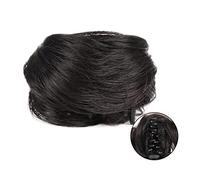 Moño Postizo de Pelo Pinza de garra sintética Chignon Hair Bun Cat Ears Hair Donut Chignon Claw Clip en Messy Bun Mini Updo Extensiones Postizos for mujeres y niñas Cabello Extensiones (Color : 2)
