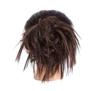 Moño Postizo de Pelo Postizo resistente al calor for mujeres pelo sintético moño Scrunchie extensión desordenado moño corto recto con bandas elásticas for el cabello Cabello Extensiones (Color : 2M30