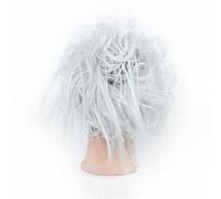 Moño Postizo de Pelo Tousled Updo Messy Bun Hair Piece Straight Curly Mix Extensiones de cola de caballo Fake Synthetic Elastic Band Scrunchies Hairpiece for mujeres niñas Cabello Extensiones (Color