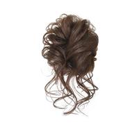 Moño Postizo Moño de cola de caballo, moño brasileño, cabello humano, rizado, ondulado, moño desordenado, extensiones, piezas de cabello for mujeres, moño desordenado, pieza de cabello Hair Extensions