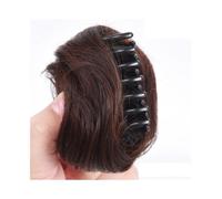 Moño Postizo Moño de pelo sintético LUPU, moño con garra, postizos tipo coletero for mujer, extensiones de cabello de fibra de alta temperatura Hair Extensions(Dark Brown)