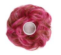 Moño Postizo Moño desordenado for mujer, extensiones de cabello sintético, coleteros de aspecto natural for uso diario Hair Extensions(2M30HPINK3)