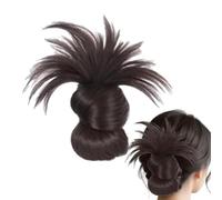 Moño Postizo Para Mujer | Moños Con Clip | Extensión De Peluca Cómoda Estilo Updo Despeinado Accesorio De Moda Para Viajes