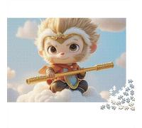 Mono Puzzle Adultos 1000 Piezas Cloud Mono Cartón para Parejas Noche Familiar para Entrenar La Mente Oferta Mejor Regalo 38x26cm/1000pcs