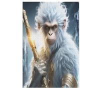 Mono - Puzzle de madera adulto 1000 P - Challenge Puzzles - Adultos y niños a partir de 12 años (78 × 53 cm)