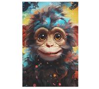 Mono Puzzles Adultos 1000 piezas rompecabezas adulto juego educativo desafío juguete de madera para niños 78×53cm