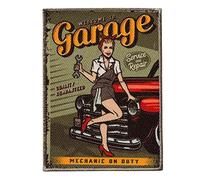 Mono Quick 1054 x Pin Up Girl aplicaciones, parche para planchar Women Power (10543 Garage)