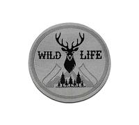 Mono-Quick Etiqueta de vida silvestre - Parches Termoadhesivos Bordados Aplique Para Ropa, Tamaño: 0 x 0 cm