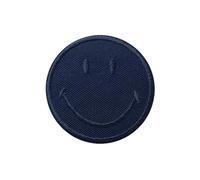 Mono Quick® Smiley© - Parche termoadhesivo para planchar (5 x 5 cm), color azul