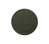 Mono Quick® Smiley© - Parche termoadhesivo para planchar (5 x 5 cm), color verde