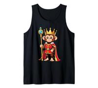 Mono Rey Diseño Fantasía Animal Camiseta sin Mangas