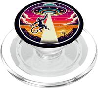 Mono secuestrado nave espacial extraterrestre secuestro del espacio exterior PopSockets PopGrip para MagSafe