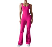 Mono Trabajo Mujer - Mono Mujer Fiesta - Mono De Mujer Sin Mangas Con Pierna Ancha Y Diseño De Espalda Descubierta Y Detalle De Lazo Para Uso Diario Fiestas Y Eventos Nocturnos Atuendo De Verano