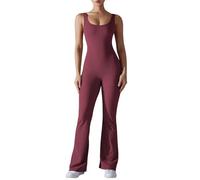 Mono Trabajo Mujer - Mono Mujer Fiesta - Mono De Mujer Sin Mangas Con Pierna Ancha Y Diseño De Espalda Descubierta Y Detalle De Lazo Para Uso Diario Fiestas Y Eventos Nocturnos Atuendo De Verano