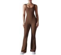 Mono Trabajo Mujer - Mono Mujer Fiesta - Mono De Mujer Sin Mangas Con Pierna Ancha Y Diseño De Espalda Descubierta Y Detalle De Lazo Para Uso Diario Fiestas Y Eventos Nocturnos Atuendo De Verano