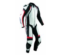 Mono Trajes Pista Moto Piel Protector Inserta CE completa Homologado Rojo