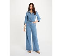 Mono vaquero piernas anchas denim stone mujer 36