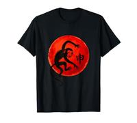 Mono, zodiaco chino, astrología asiática, símbolo y horóscopo Camiseta