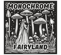 Monochrome Fairyland: Fun Single Color Coloring Book For Adults & Seniors: Enchanting Fairy Scenes with Magical Forests, Castles, Dragons, and ... Designs for Stress Relief (Monochrome Series)
