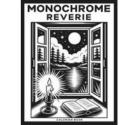 Monochrome Reverie Coloring Book: A Premium Black & White Journey with 55+ Deluxe Ink and Linocut Designs from 6 Mindful Worlds to Inspire Calm, Focus, and Relaxation