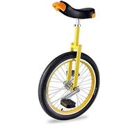 Monociclo de Fitness for Exteriores, Monociclo for Adultos, Monociclo de Rendimiento escénico con Ruedas de 16/18/20 Pulgadas for Adolescentes y Adultos.(Yellow,20 Inch)