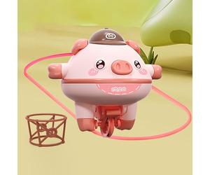 Monociclo giroscopio - Juguete para caminar sobre la cuerda floja de cerdo | Juguete interactivo autoequilibrado para niños | Cerdo educativo de la novedad de la cuerda floja | Jugar Desarrollo de hab