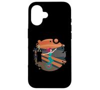 Monociclo Monociclisti Unicycle artistas mujeres Monociclo Carcasa para iPhone 16