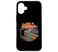 Monociclo Monociclisti Unicycle artistas mujeres Monociclo Carcasa para iPhone 16 Plus