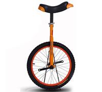 Monociclo, Monociclo de Ruedas 16 Pulgadas for niños con llanta aleación, neumático Extra Grueso y Soporte Almacenamiento Resistente, Equilibrio, Ciclismo, Ejercicio físico for Adultos(Orange)