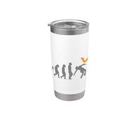 Monociclo Unicyclist Ciclista Bicicleta Acrobacias Circo Monociclo Vaso térmico de acero inoxidable de doble pared