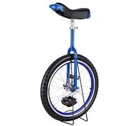 Monociclos, Monociclo de 24/20/18/31 pulgadas, monociclo con ruedas antideslizantes, neumáticos montaña, ejercicio autoequilibrio, bicicleta equilibrio, deportes al aire libre, físico(Blue,16inches)