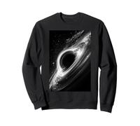 Monocromo Agujero Negro Evento Horizonte Espacio Cósmico Arte Sudadera